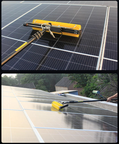 Automatic Rolling PV Solar Module Panel Cleaning Robot Machine Photovoltaic Equipment with Plastic Solar Panel Cleaning Brush
