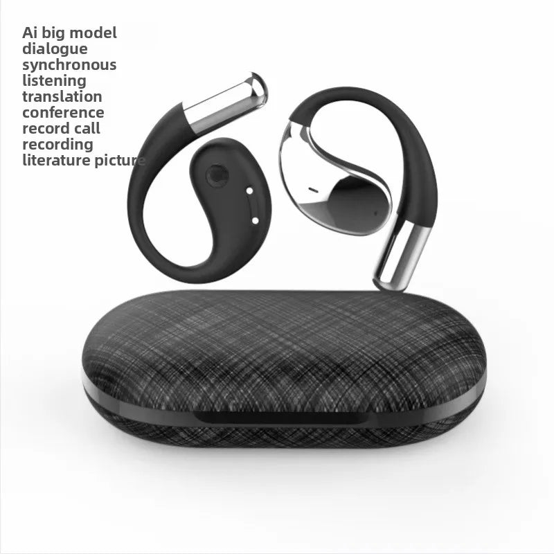 AI Smart Large Model Earphones Call Recording Real-Time Text Transcription Simultaneous Interpretation Translation for Android
