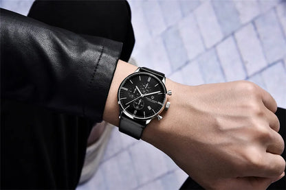 PAGANI DESIGN 2025 New Luxury Fashion Sapphire Japan VK67 Mens Watches Quartz Pointer Chronograph Waterproof Wrist Accessories