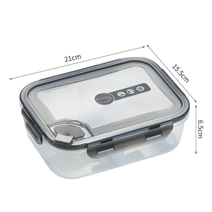 School Office Reusable Microwaveable Meal Prep Food Storage Container BPA-free PP 3 Compartment Plastic Bento Lunch Box for Kids