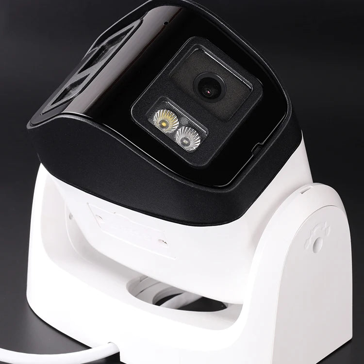 GA-B6DFD-M4G(AG) 4MP 180 Degree Panoramic Security IP66 ColorVu Night Vision Two Way Audio Outdoor CCTV Dome POE Camera