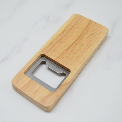 US Free Shipping Pack of 50 Wood Laser Engraving Blanks Bulk Rustic Wooden Beer Bottle Opener