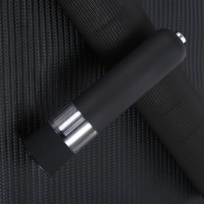 Moinho de especiarias para cozinha, automático, por indução, em aço inoxidável, alimentado por bateria, para pimenta e sal.