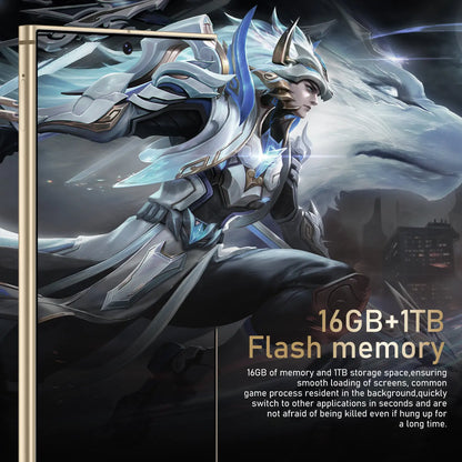 Smartphone Galaxy S25 Super 7.3 HD 5G, 16GB + 1TB, Dual SIM, 8000mAh, Câmaras 72MP + 108MP, Android Original.