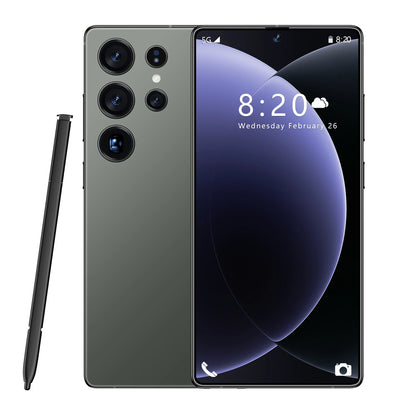 Hot Sale S26 Ultra 5G Smartphone 7.3 Inch Full HD Deca Core 16GB+1TB Memory Long Battery Life CDMA Face Unlock Wholesale Price