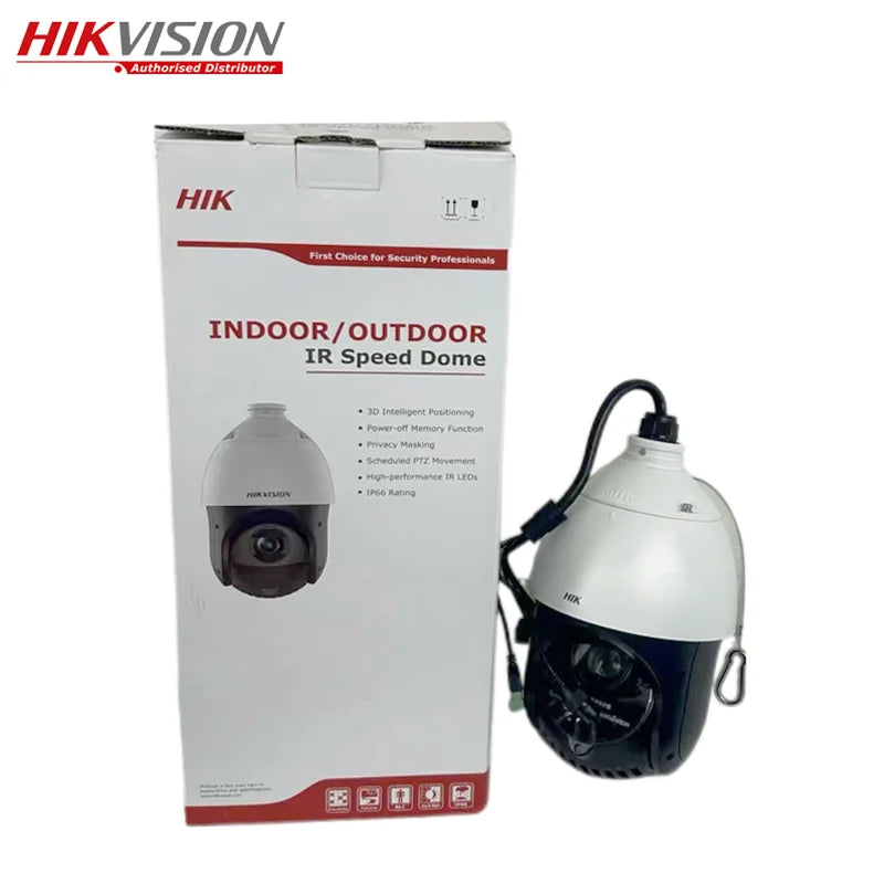 HIkvision Network Speed Dome PTZ Camera DS-2DE4425IW-DE(T5) 4 MP 25X with Acusense & DarkFighter IR PoE Night Vision Function