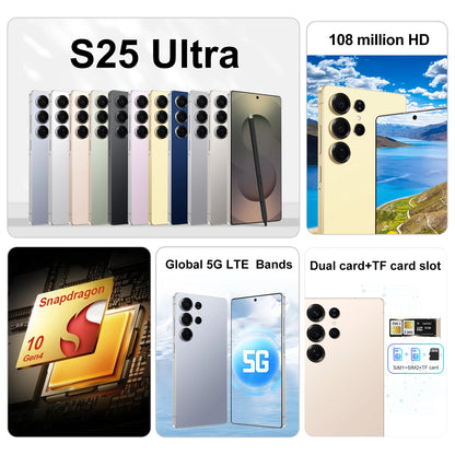 New Nfc Accessoires Small Device Latest Galaxie White Cellphones Originais Folding S25Ultra 5g-smartphone Mobile 5g