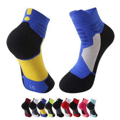 China Manufacture Cheap Fashion Polyester Sports Towel Bottom Thick Non-Slip Athletic Elite Socks Men's Basketball Socks