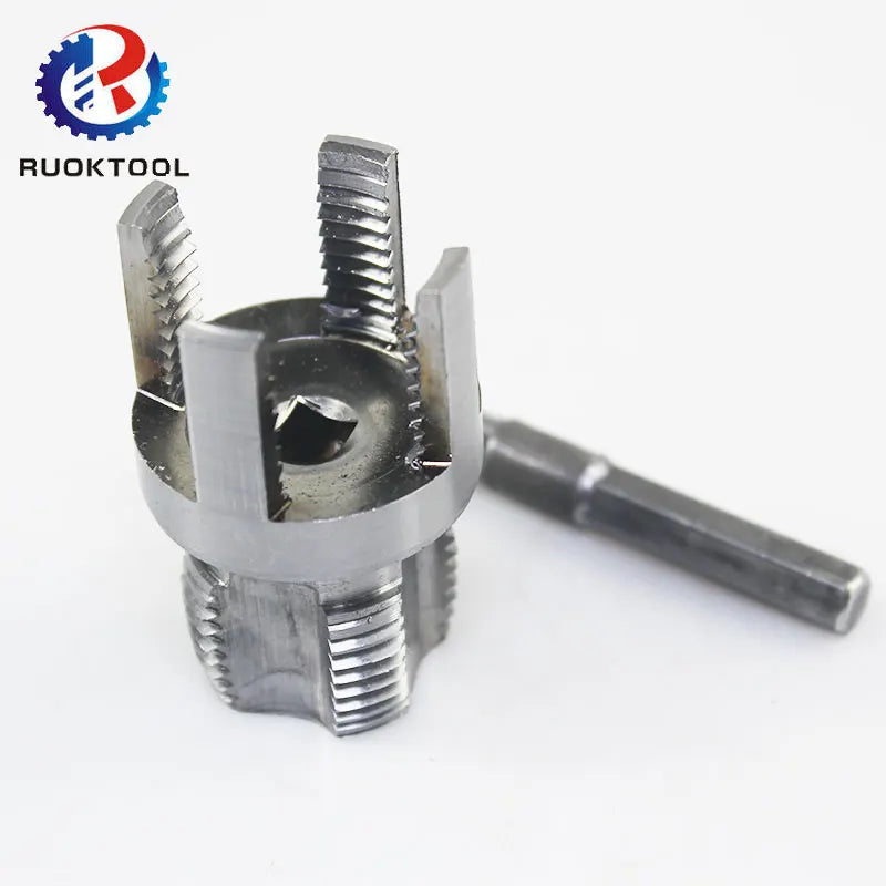 6 Points Pvc Pipe Threader Kit Internal and External Thread Fast Thread Tap Pipe Threader Water Pipe Tapping Tool