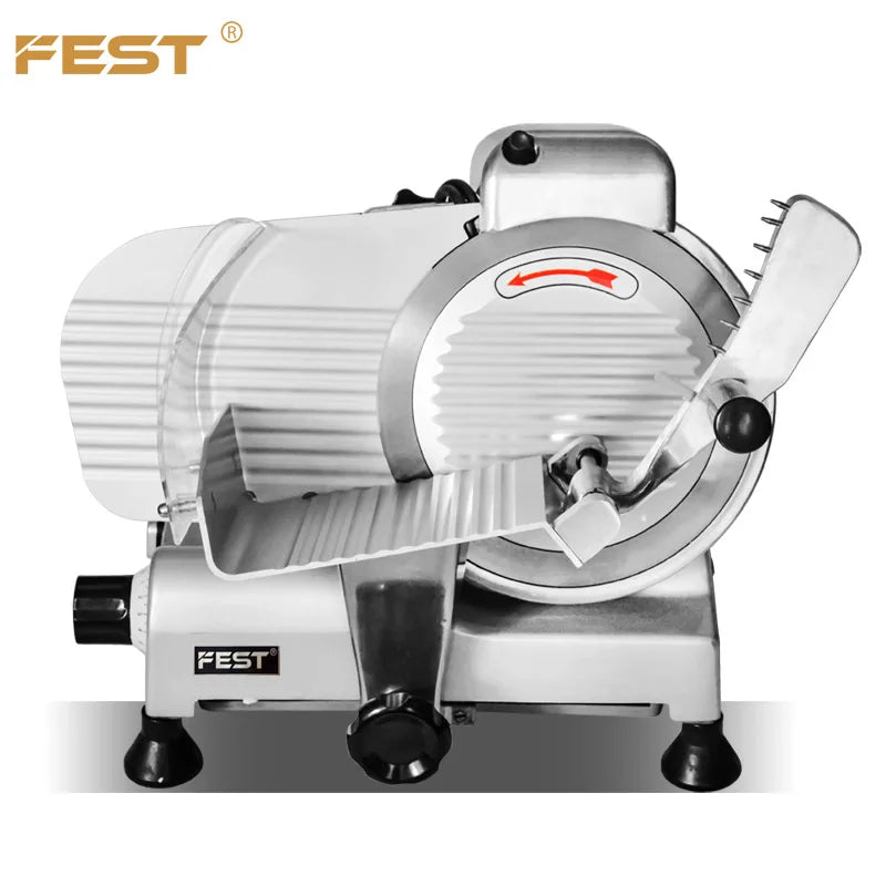 250mm Blade Meat Slicing Mini Slicer Machine 110V/220V Adjustable