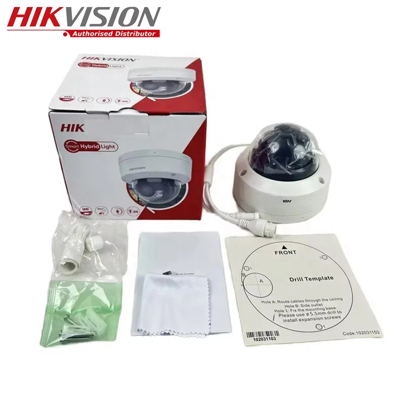 Hikvision Original  DS-2CD1183G2-LIU in Stock IP67 POE Value Series Surveillance Cctv One-way Audio 8 MP Dome Network IP Camera