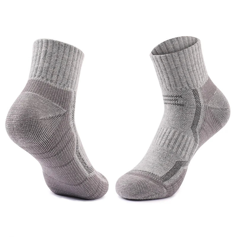 Factory Direct Custom Color Merino Wool Winter Sports Ankle Socks High Quality Men Women