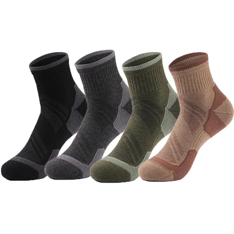 Wholesale Custom Factory  Color Merino Wool Winter Skiing Outdoor Running Waterproof Ski Socks for Men Women