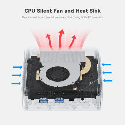Beelink Mini PC S13 Pro Intel N150 Micro Computer Ultra-Slim Desktop for Work and Entertainment