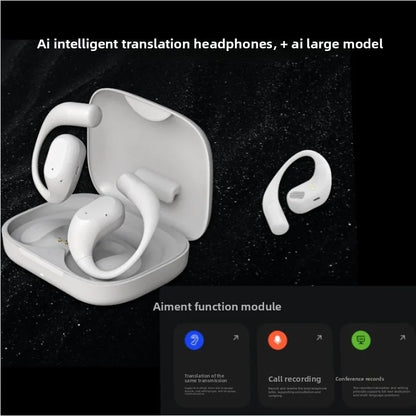 AI Smart Large Model Earphones Call Recording Real-Time Text Transcription Simultaneous Interpretation Translation for Android