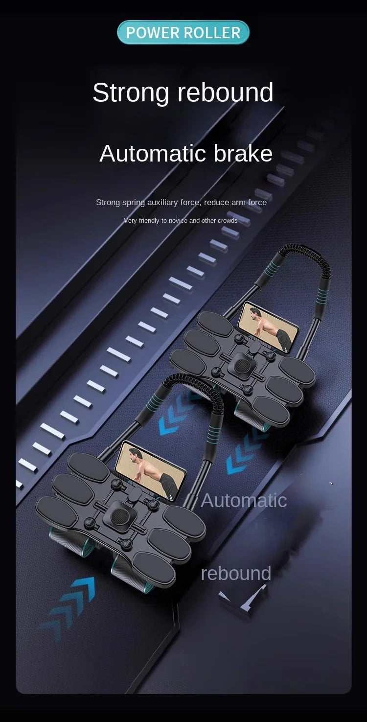 Wholesale High Quality New 4 Wheel Abdominal Wheel for Muscle Training Eva Slide Machine 4 Abdominal Ab Wheel Roller