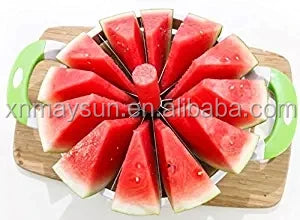 29*21cm Durable Stainless Steel Watermelon Slicer and Melon Cutter Perfect Cantaloupe Corer Knife Metal Material
