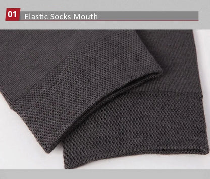 Wholesale Business Socks Black Box Meias Calcetines Anti Bacterial Deodorant Socks logo Custom Organic OEKO Bamboo Crew Socks