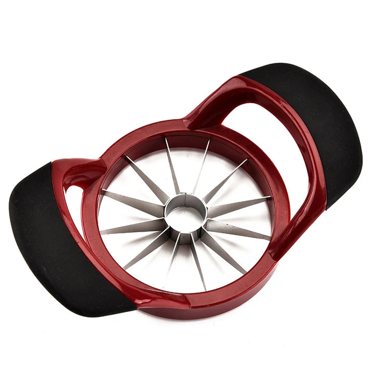 Fatiador e cortador de maçãs com 12 lâminas, fácil de usar, adequado para a máquina de lavar louça, poupa trabalho, removedor de caroços e muito mais.