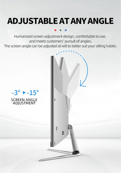 24"27''Inch Curved 8gb16gb32gb Ram 512 Gb Ssd Core I7 I5 I3 Processor All in One Desktop Computer All in One Pc for Supermarket