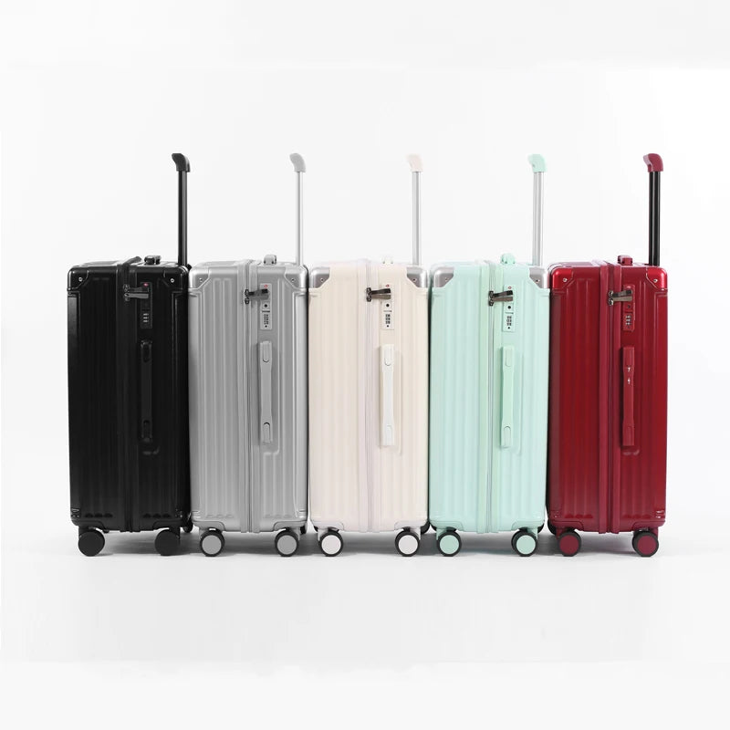 3PCS Business Suitcases Luggage Set PC Suitcase Travel Trolley Case Spinner Wheels Rolling Baggage Luggage with Cup Holder