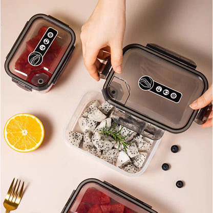 Factory Custom logo Microwaveable Crisper Set Airtight Meal Prep Bento Salad Box Plastic Food Storage Container with Snap Lock