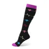 Wholesale 20-30mmhg Running Sport Socks Men Women Athletic Fun Stocking Knee High Nurse Compression Socks