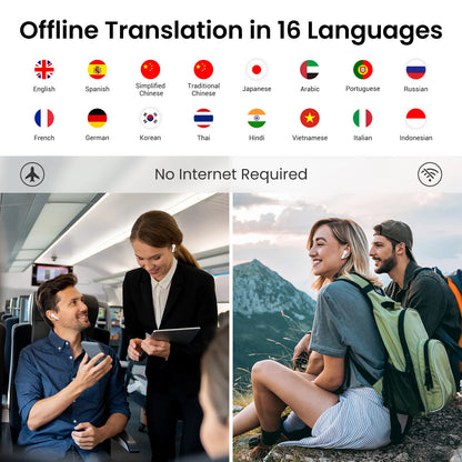 A8 Wireless Translator Smart AI Earphone
