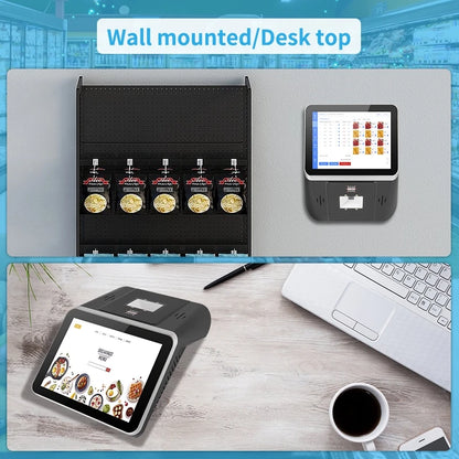 8-Inch Touch Screen Android 11/Windows 11pro Price Checker All-in-One Computer With 2D Scanner and RFID for Supermarket