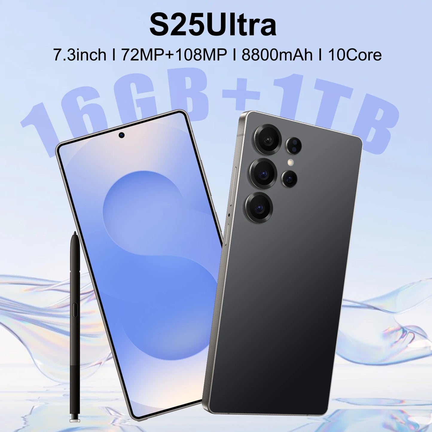 2025 for Galaxy S25 Ultra 5G Unlocked 16GB/1TB 108MP 7.3 Inch 4K Screen  Smart Mobile Phone Decacore French CDMA LTE