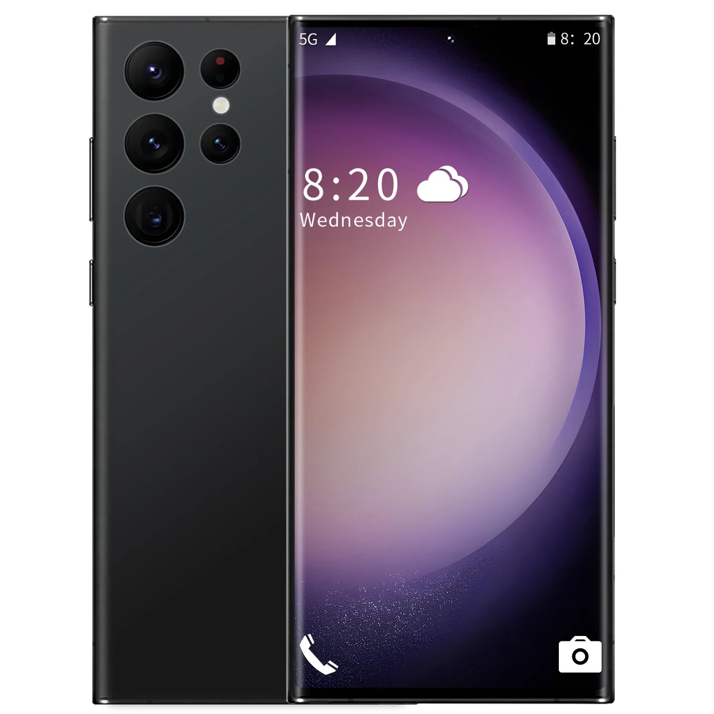 Hotselling Galaxy S24 Ultra Android Phone S-Pen 3+64GB Fast Charging 4G WIFI 6.8 Inch Gaming Screen Smartphone Mobile Phone LTE