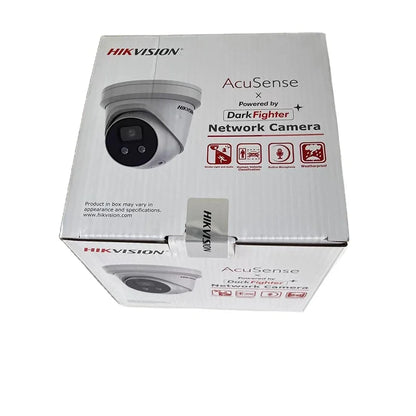 Hik Original Stock DS-2CD2387G2-LU 8MP 4K Full Color POE IP67 Built-in Mic ColorVu Turret Network CCTV Night Version NVR Cloud