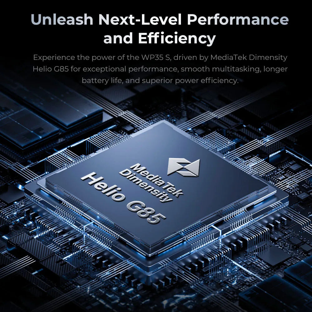 Hot Sale Oukitel Wp35S 4g Smartphone 11000mah 6.56 inch IPS Display Helio G85 6gb+256gb Support NFC 60Hz Octa Core Rugged Phone