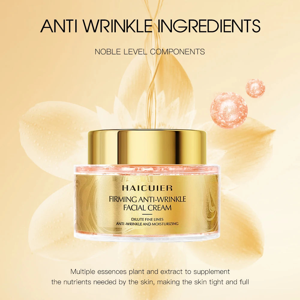 Private Label Natual Face Care Beauty Products 50g Firming Anti Wrinkle Best Face Cream & Lotion Face Care for Fair Skin