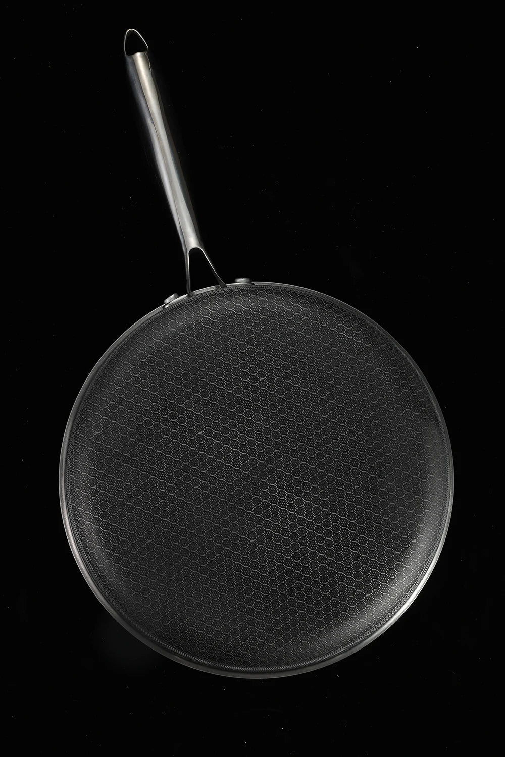 Hybrid Nonstick 6-Piece Fry Pan Set with Tempered Glass Lids Stay-Cool Handles Dishwasher and Oven Safe Induction Ready