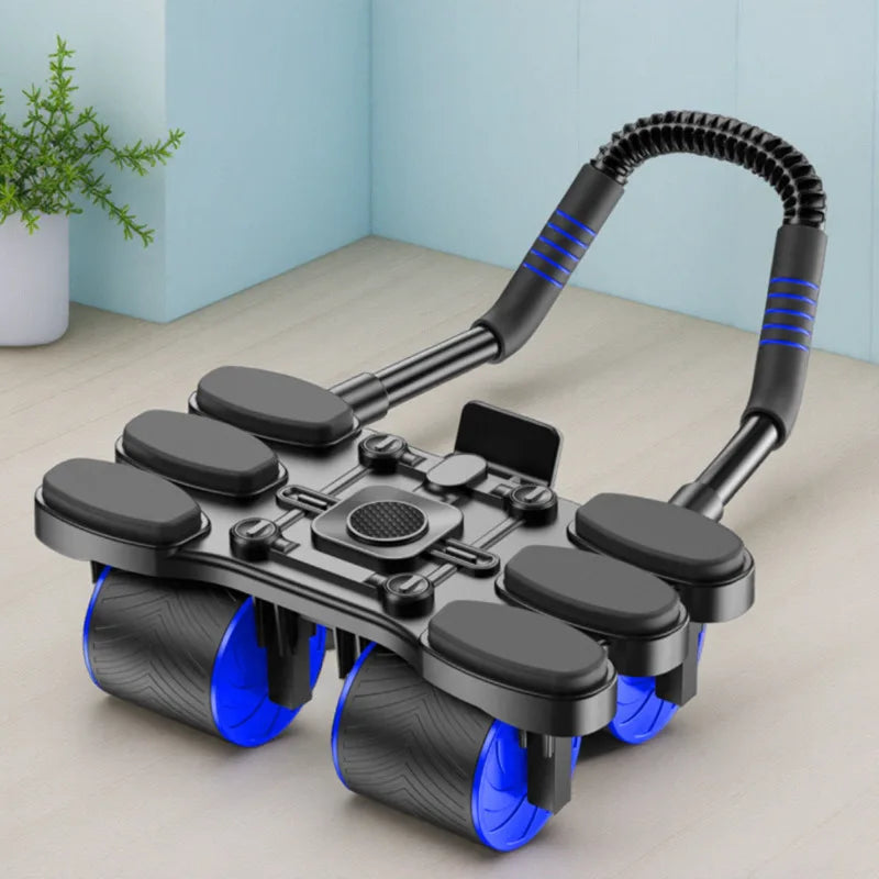 Wholesale High Quality New 4 Wheel Abdominal Wheel for Muscle Training Eva Slide Machine 4 Abdominal Ab Wheel Roller