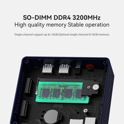 Beelink Mini PC S13 Pro Intel N150 Micro Computer Ultra-Slim Desktop for Work and Entertainment