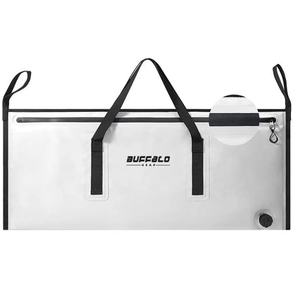 Buffalo Gear Insulated Fish Cooler Bag 40*18in Waterproof Zip Fishing Kill Keep Ice Cold Fresh Portable Custom Fish Cooler Bag