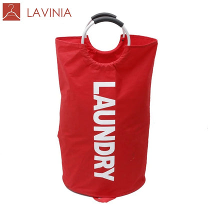 Lavinia Lightweight Home Storage Collapsible Fabric Laundry Hamper Laundry Bag Folding Laundry Basket