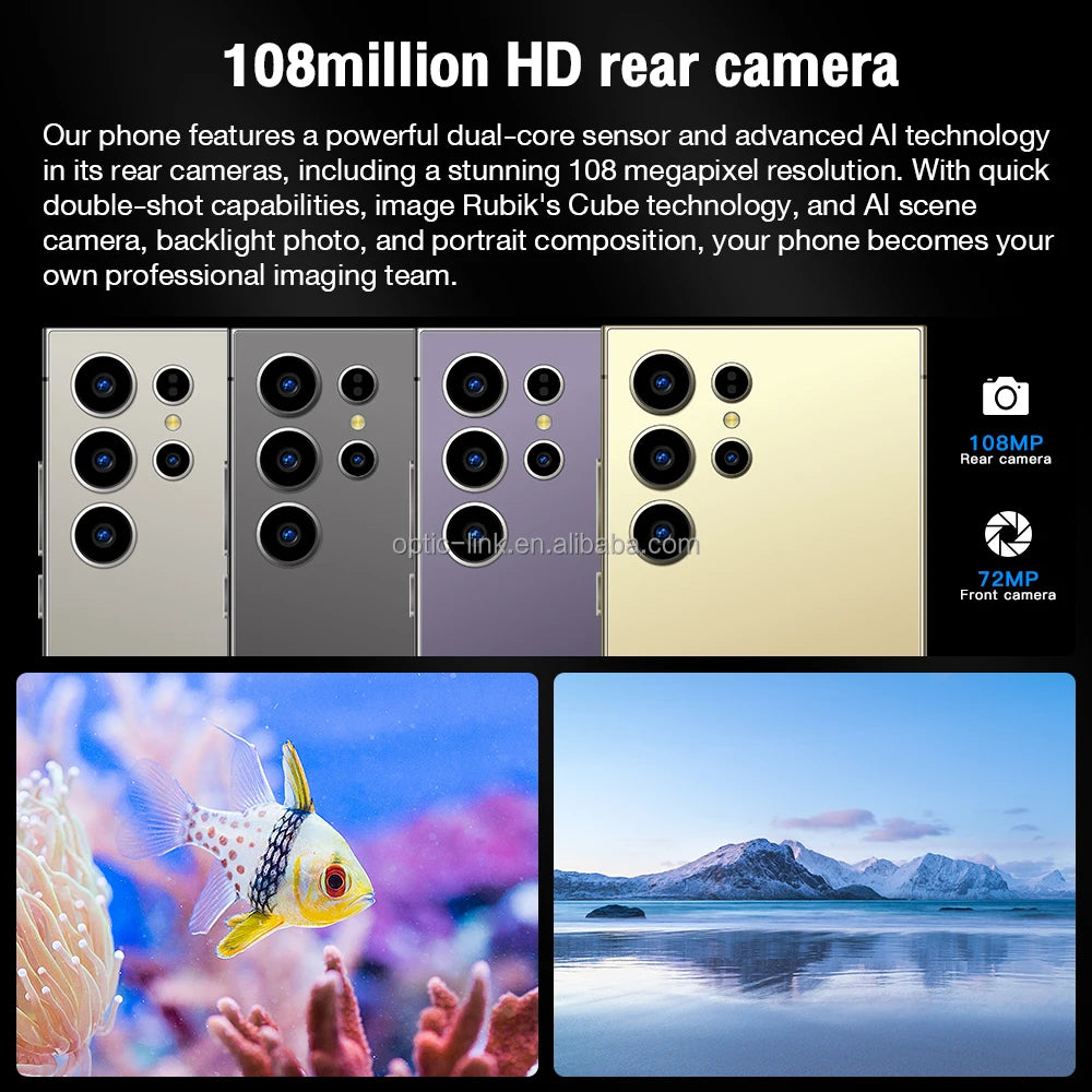 Recomendo vivamente o smartphone Galaxy S24 Ultra com 16 GB de RAM e 1 TB de armazenamento, ecrã de 7,3 polegadas, desbloqueado, com S-Pen, 4G, Wi-Fi e sistema Android (S23/S24).