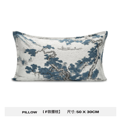 Yuanhee square Pillow Cushion Suitable for Hotel Model Room Living Room Bedroom Home Decorative Combination Pillow Cushion Set