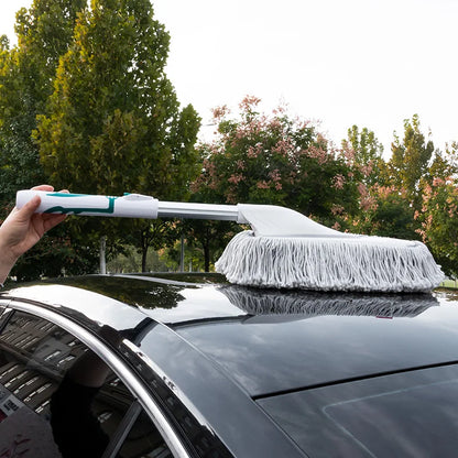 Premium Microfiber Extendable Car Duster Scratch-Free Cleaning Brush for Auto Detailing & Maintenance