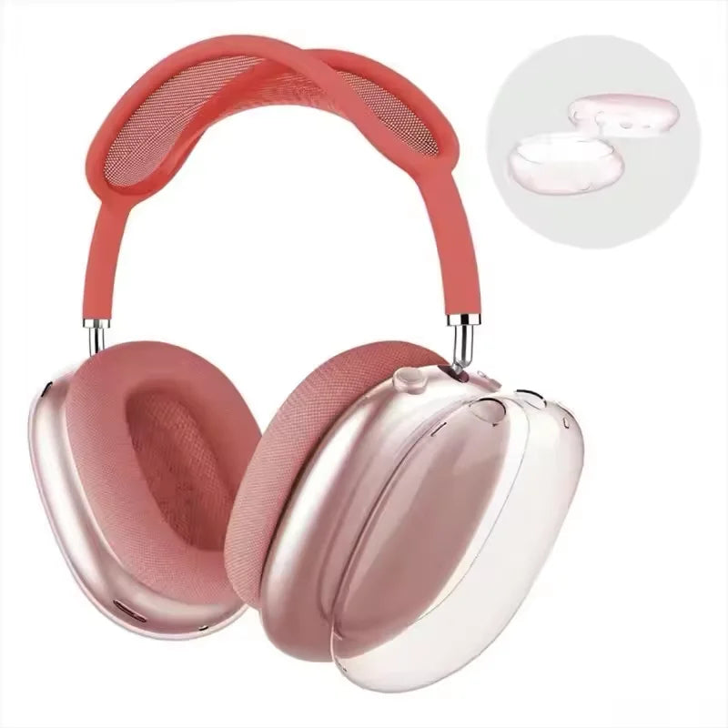 For Air Pods Max Headworn Bluetoothearphones Tpu Transparent Earphone Pro Tecto