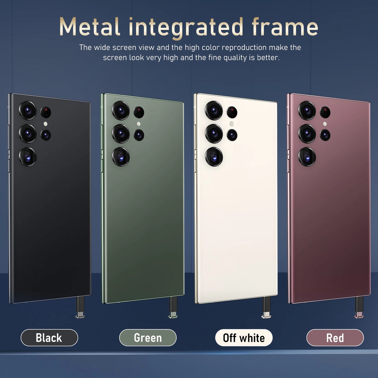 Hot Selling Unlocked 7.3-Inch for Gal Axy S24 Ultra 4G Smartphone 512G Android Phone with 108MP Rear Camera CDMA and LTE Cell