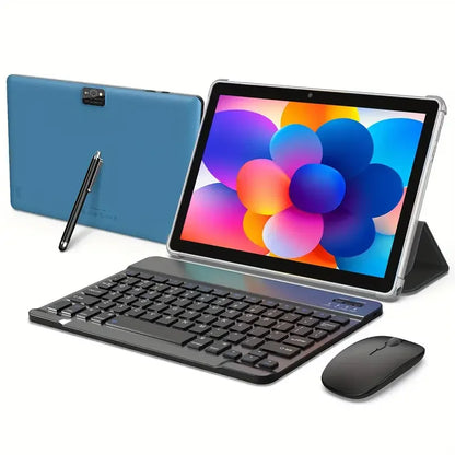 2025 Factory Wholesales Android Tablet 10.1 Inch Quad Core Tablet PC All in One Tablet PC VASOUN M30A with Keytboard Mouse