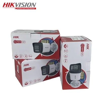 Hikvision 2/4/8MP Acusense Dual Light IP Bullet CCTV System 16ch Facial Recognition POE NVR Camera Kit Night Vision Function