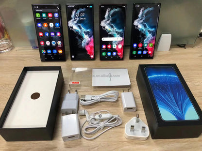 2023 Style Grids China Wholesale Personalizeds23 ultra 6.8inch Dual Sim Card Smartphone 5g Oem Mobile Phone Galaxie