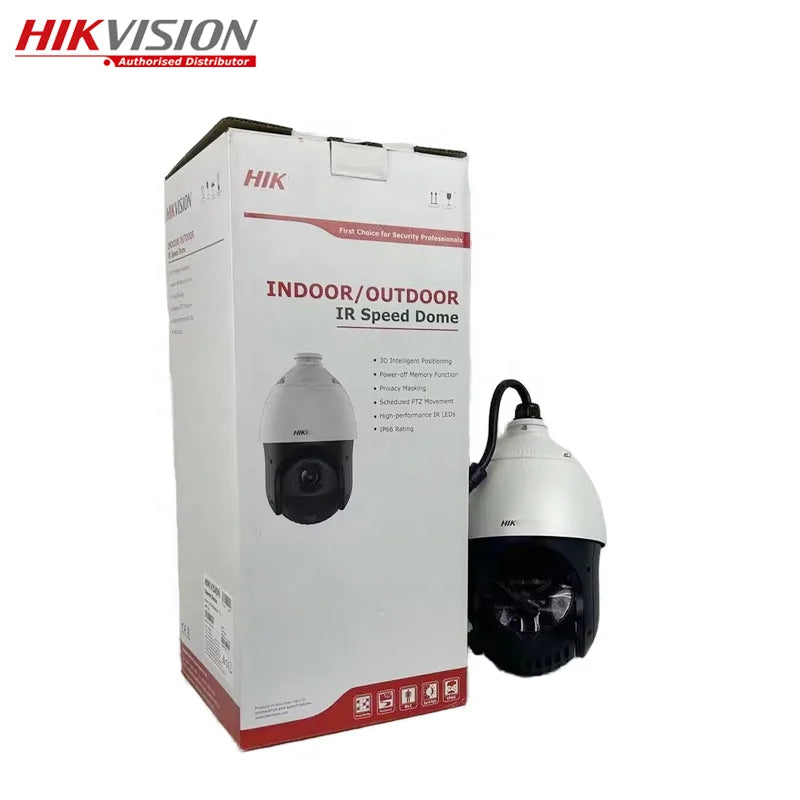 HIkvision Network Speed Dome PTZ Camera DS-2DE4425IW-DE(T5) 4 MP 25X with Acusense & DarkFighter IR PoE Night Vision Function