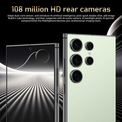 Smartphone Galaxy S25 Super 7.3 HD 5G, 16GB + 1TB, Dual SIM, 8000mAh, Câmaras 72MP + 108MP, Android Original.