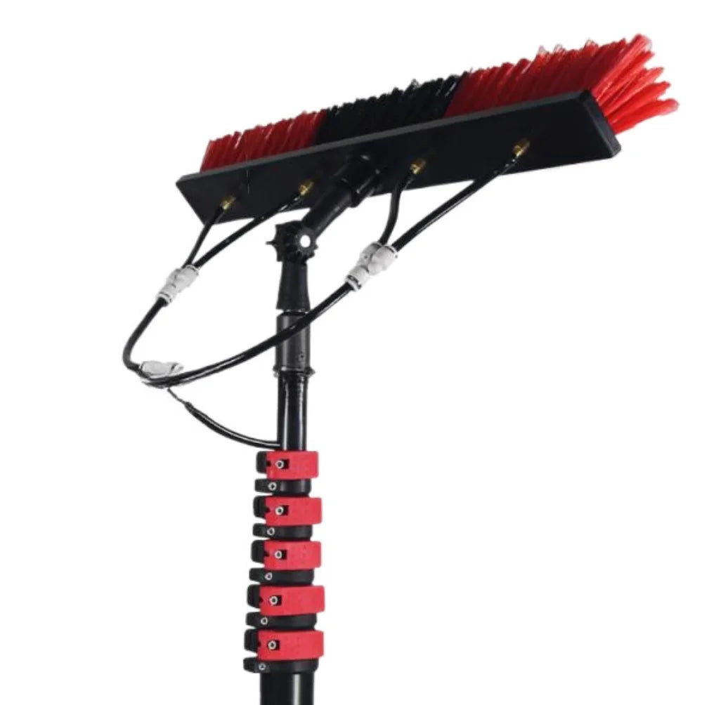 35cm Telescopic Rod Cleaning Kit with Durable Metal Solar Panel Cleaning Brush Eco-Friendly Window Equipment with Solar Panels